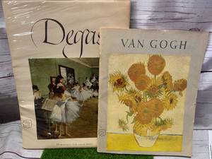 lot 3 image: Van Gogh & Degas Print Books