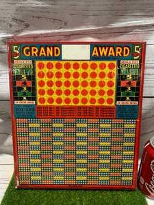 lot 11 image: Antique Punchboard (Never Used) New Old Stock