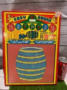 lot 13 image: Antique Punchboard (Never Used) New Old Stock