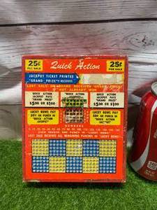 lot 14 image: Antique Punchboard (Never Used) New Old Stock