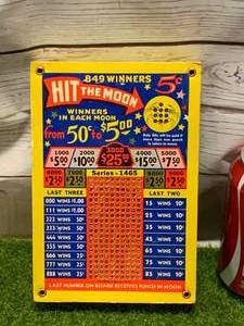 lot 16 image: Antique Punchboard (Never Used) New Old Stock