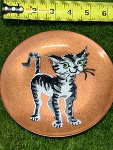 lot 24 image: Mid Century Anne Marie Davidson Enamel Copper Plate