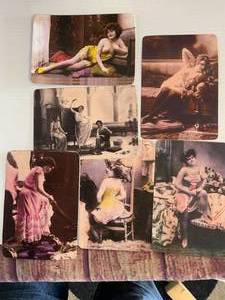 lot 43 image: Lot of Six Photos Postcards