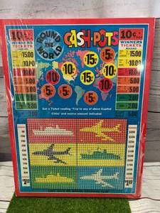 lot 52 image: Antique Punchboard (Never Used) New Old Stock