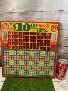 lot 56 image: Antique Punchboard (Never Used) New Old Stock