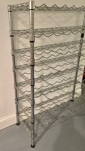 lot 32 image: Metal Wine Rack