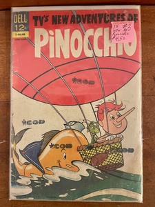lot 41 image: 5 Vintage Pinocchio Comic Books