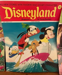 lot 48 image: Over 60 Vintage Disneyland Magazines