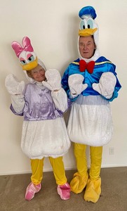 lot 197 image: Donald and Daisy Duck Plush Costumes