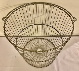 lot 202 image: Wire Egg Basket