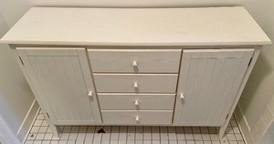 lot 210 image: White DresserCabinet