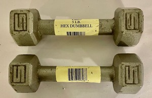 lot 236 image: Set of 5 Pound Weights