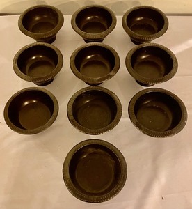 lot 255 image: Set of 10 Marvelous Metal Bowls
