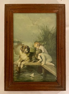 lot 278 image: Vintage Framed Wall Decor