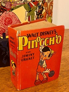 lot 77 image: Two Vintage Pinocchio Books including Pinocchio Big Little Book