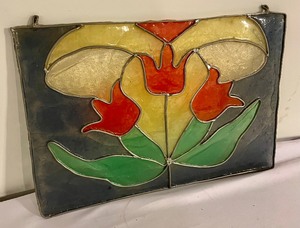 lot 313 image: Stunning Stained Glass Art
