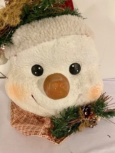 lot 308 image: Large Snowman Decor