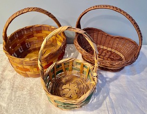 lot 341 image: Wonderful Wicker Basket Lot