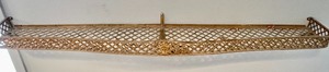 lot 67 image: Amazing Brass Vintage Antique Train Car Shelf