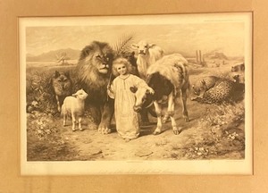lot 352 image: Vintage Framed Print