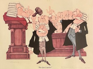 lot 354 image: Res Ipsa Loquitur Numbered Print by GR Cheesebrough