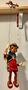 lot 379 image: Vintage Pinocchio Puppet
