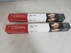 2 New Reusable Grill Mats