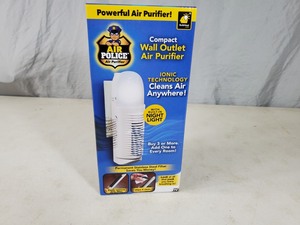 New Air Police Compact Outlet Air Purifier with Nightlight