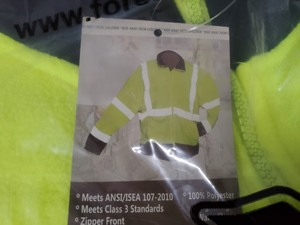 New ANSI Hi-Vis Fleece Zip-Up