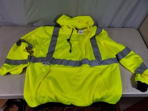 New ANSI Hi-Vis Hooded Sweatshirt