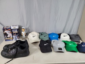 AF1 Shoes, Nike Hats, and Collector Bobbleheads