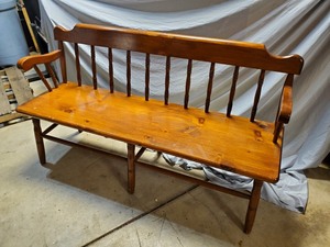 5 ft Wide Wood Bench