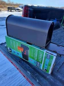 Gibalter steel mailbox, M, Bronze