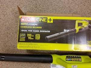 Ryobi 200 CFM jet leaf blower, NEW