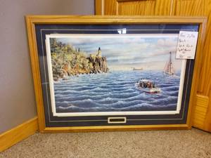 Ken Zylla print, Split Rock Lighthouse