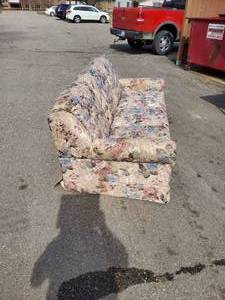 Hide a bed floral pattern