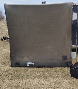 5  x6 Canvas dark house for Spearing, includes conversion kit fit ice fishing and bucket full of pop ups and gear