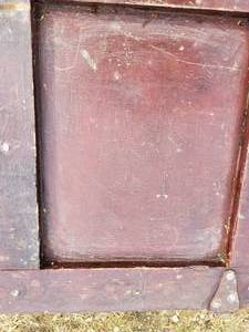 Vintage Army office desk trunk DATED 1943