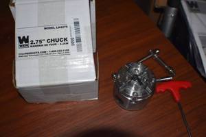 Wen 4-inch 4-saw self-centering lathe chuck