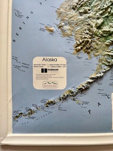 lot 35 image: Raised Relief Map of Alaska by Hubbard Scientific