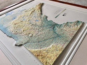 lot 36 image: Raised Relief Map of Minnesota by Hubbard Scientific