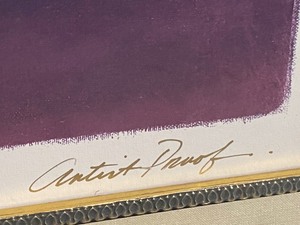 lot 96 image: Framed Artist Proof by Robert A. Olson