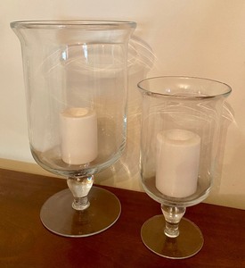 lot 97 image: Pair of Waterford Candle Holders