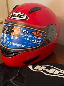 lot 55 image: HJC CL-15 Motorcycle Helmet