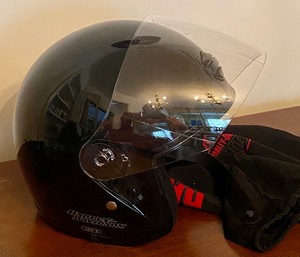 lot 54 image: Harley Davidson JetII Helmet