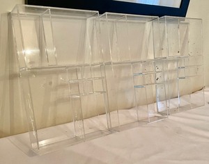 lot 110 image: 3 Lucite Organizers