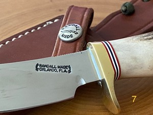 lot 7 image: Randall Made Knife Model 2 Little Game