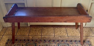 lot 131 image: Antique Wagon Buckboard Bench
