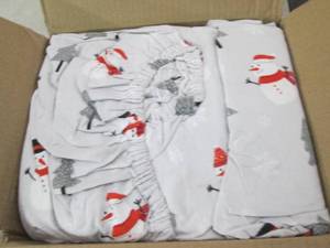 seasonal snowman flannel king sheet...