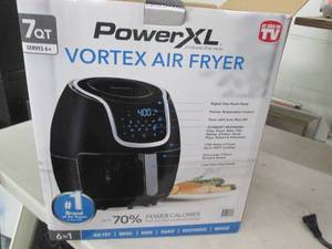 power xl 7qt air fryer powers on an...
